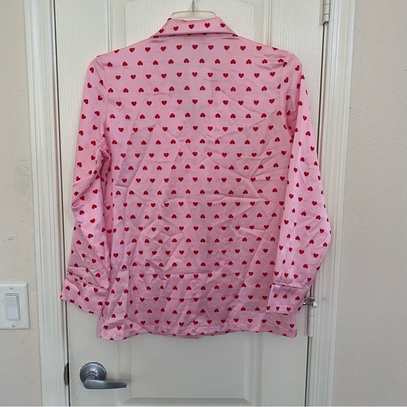 Valentines pajamas set with heart pattern - Picture 3 of 8